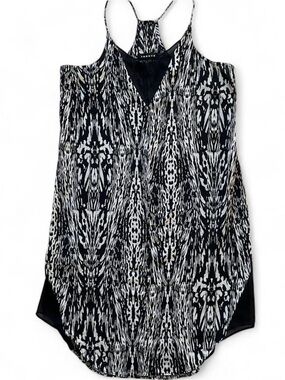 TROUVÉ Silk Racerback Summer Dress